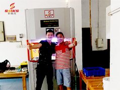 伟德victory为浙江客户安装调试磨粒流抛光机